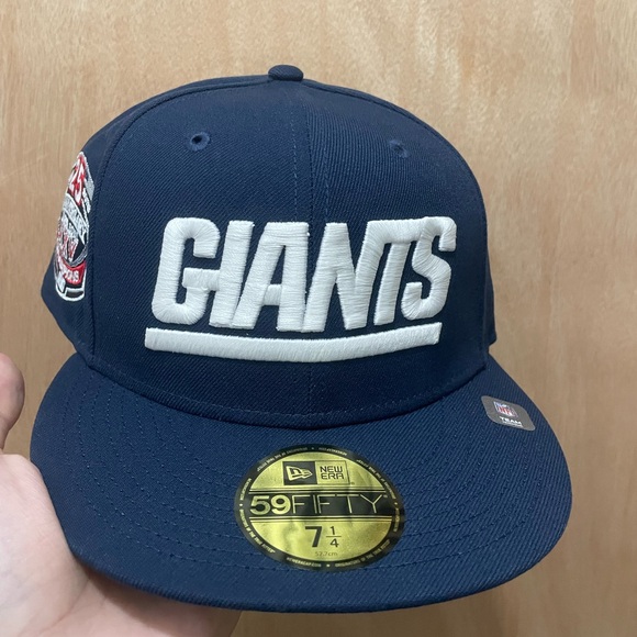 Myfitteds New York Giants 25th anniversary Super Bowl champions size 7 1/4 brand